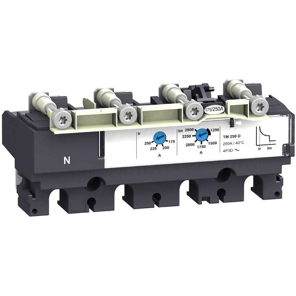 Schneider Distribution Thermo magnetische beveiliging TMD160A 4P3l voor Compact NSX160-250F/N/H/S/L LV430440