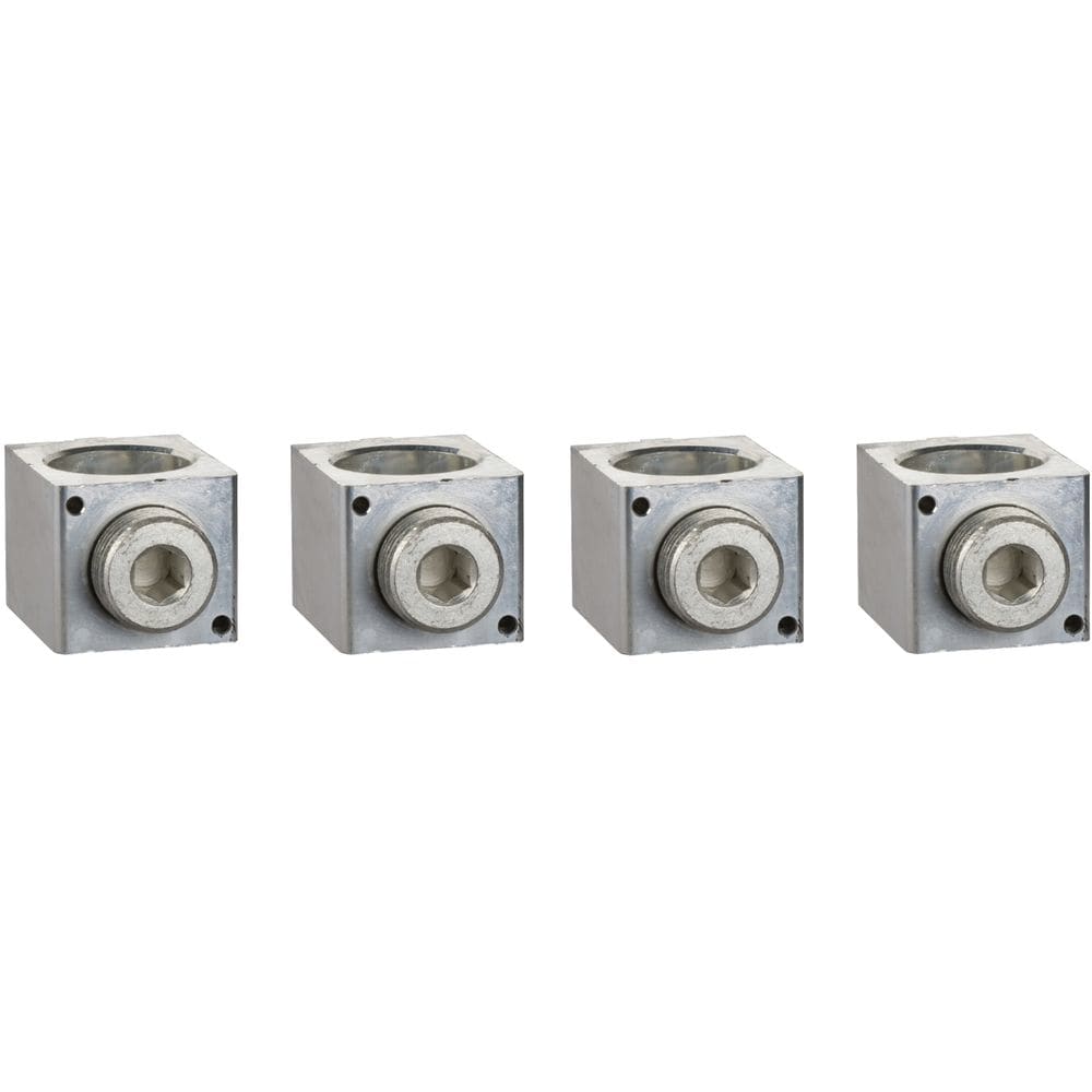 Schneider Distribution 4 Klemmen (Al) voor 1 kabel 35-300mmý + fasescheiders voor Compact NSX400-630N/H LV432480
