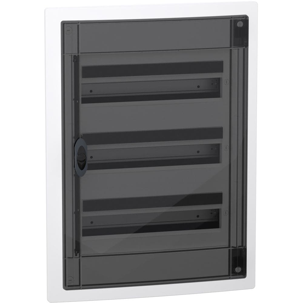 Schneider Residential PrismaSeT XS - inbouw - 3 rijen - 18M - transparante deur - 850°C LVSXH318