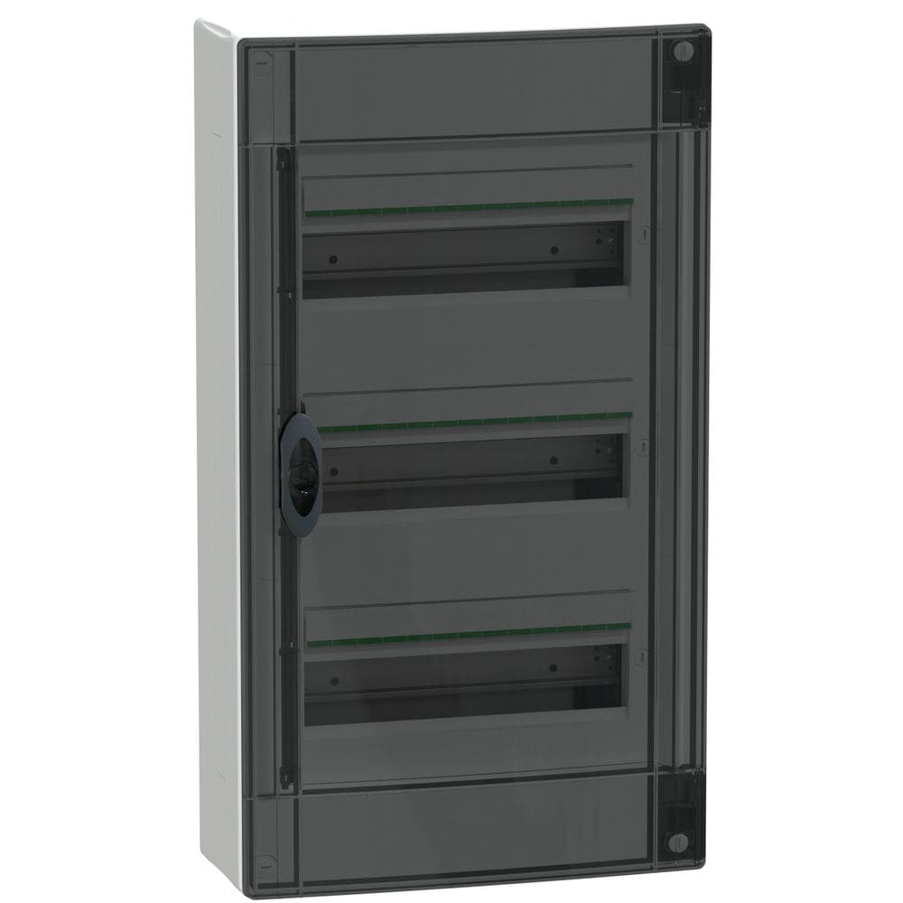 Schneider Residential PrismaSeT XS - opbouw - 3 x 13M - transparante deur - wit LVSXM313
