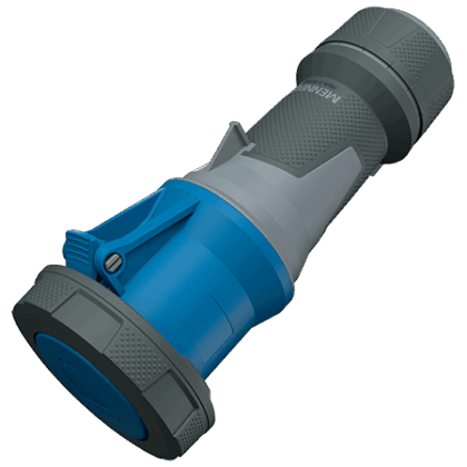 MENNEKES Koppelcontactstop PowerTOP Xtra 63A 4P 9H 230V blauw IP67