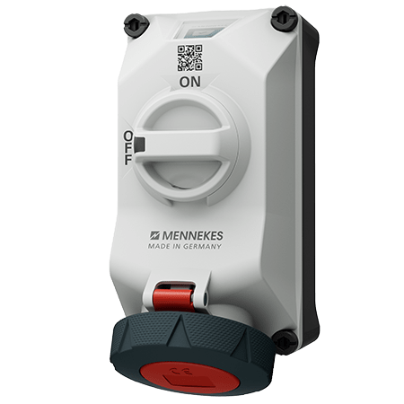 MENNEKES DUOi WANDDOOS 32A5P6H400V ROOD IP69 M5614506N