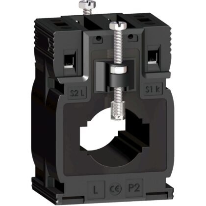Schneider Distribution stroomtransformator tropenvast DIN-rail 400/5A kabels Ø 27 - rails 10x32 15x25 METSECT5MA040