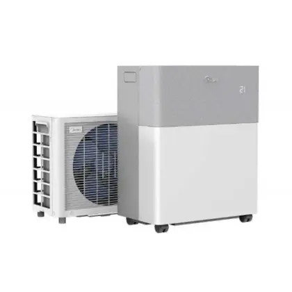 Midea Portasplit R32 mobiele airco met warmtepomp en externe condensor MMCS-12HRN8-QRD0