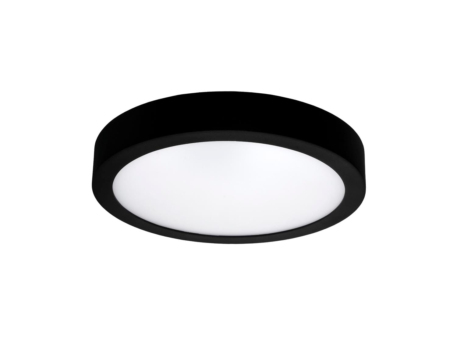 UNI-BRIGHT MOON 180mm dia. - zwart opbouw IP54 - 3CCT 1150lm 14W sensor MN18014WBSCCT