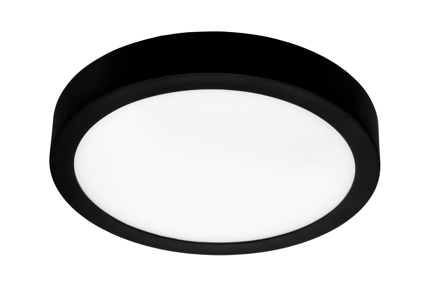 UNI-BRIGHT MOON 240mm dia. - zwart opbouw IP54 - 3CCT 1590lm 18W - Sensor - nood* 350lm 3u MN24018WBSECCT