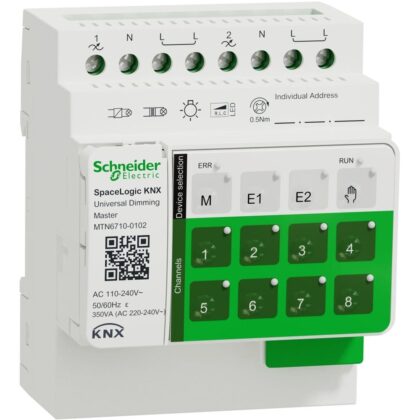 Schneider Residential SpaceLogic KNX Universal dimming master MTN6710-0102
