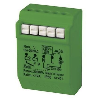 Yokis Draadloos relais 2000W met nuldraad