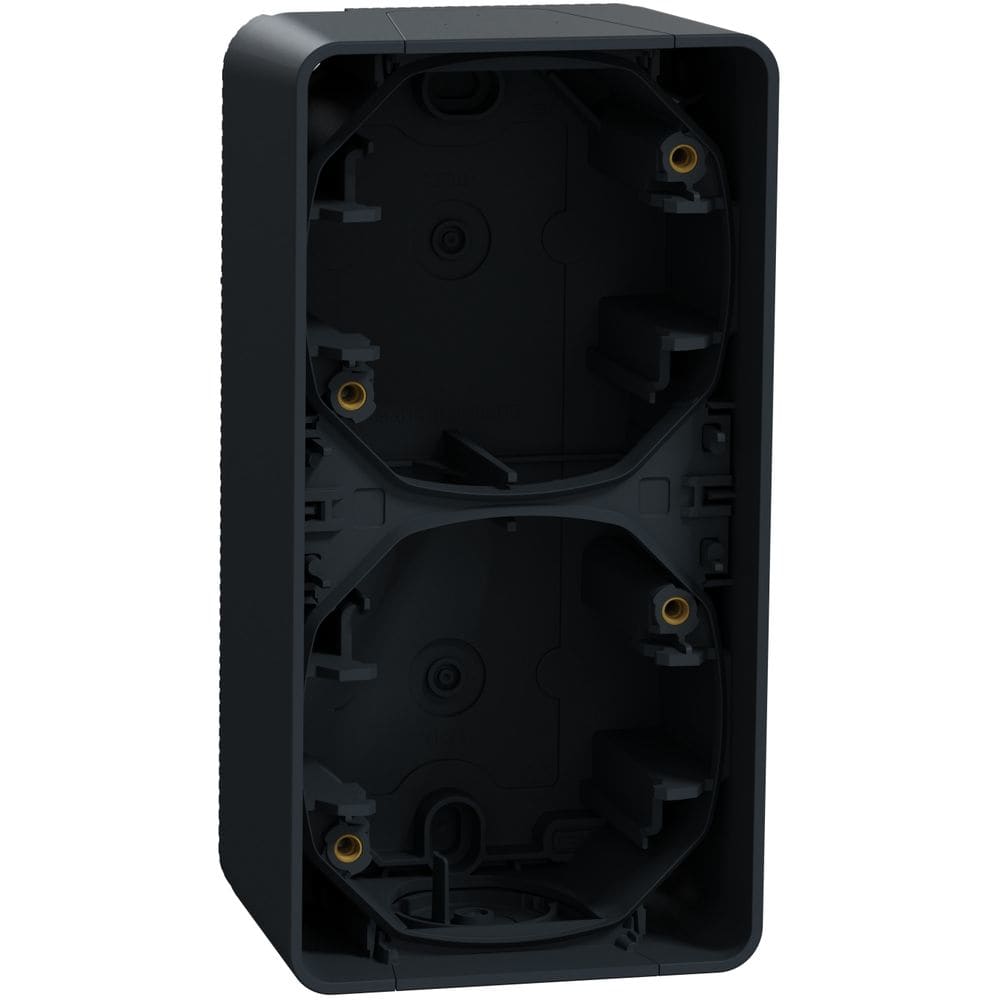 Schneider Residential Mureva Styl - Opbouwdoos 2-voudig verticaal IP55 - grijs MUR37912