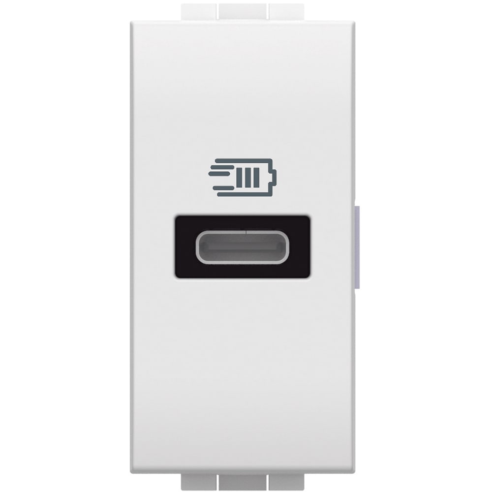 BTICINO LL ctdoos usb type C 15W 1 mod wit N4192C