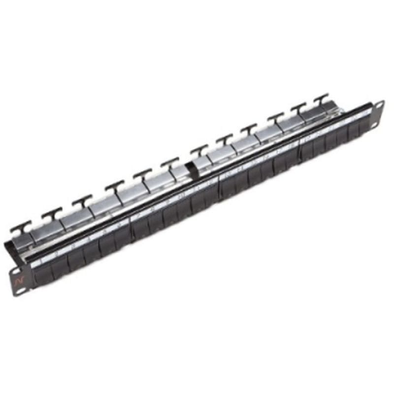 Aginode Belgium LANmark Patch Panel 24 Snap-In Black N521.661BK