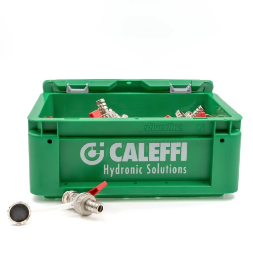 Caleffi Promobox 25x vul- en aflaatkraan voor ketel 1/2 M NLPRO538410-25