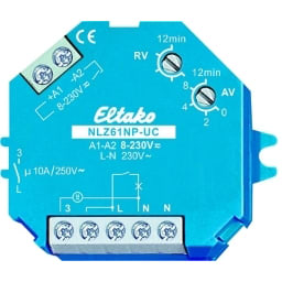 ELTAKO Nalooprelais inbouw voor univ.spanning 1NO 10A NLZ61NP-UC