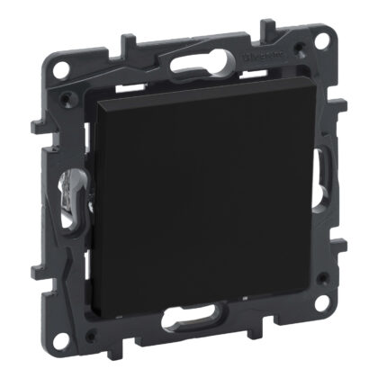 LEGRAND Niloé wisselschakelaar 10AX-met spanklauwen - zwart NNP2210BL