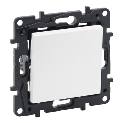 LEGRAND Niloé drukknop 6A-met spanklauwen - wit NNP2315WH