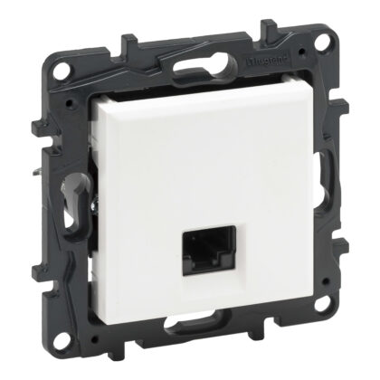 LEGRAND Niloé contactd. RJ45 UTP cat6 met spanklauwen - wit NNP4304WH