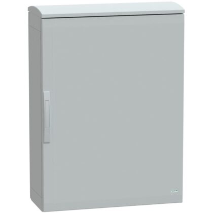 SAREL Vloermontage kast polyester vers. PLAT open bovenaan met kap 1000x750x320 IP44 NSYPLAT1073G