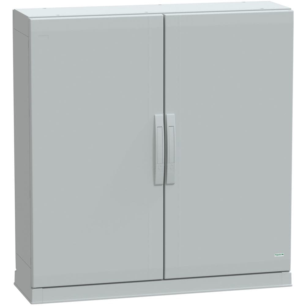 SAREL Vloermontage kast poly. vers. PLAZ met plint open onderaan 1000x1000x320 IP54 NSYPLAZ10103G