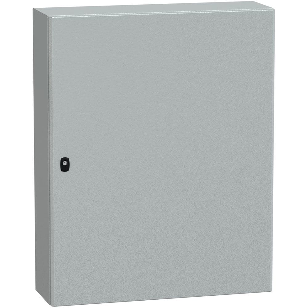 SAREL Spacial S3D volle deur zonder montageplaat H1000xB800xD250 IP66 IK10 RAL7035. NSYS3D10825