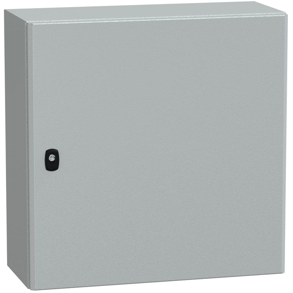 SAREL Spacial S3D volle deur zonder montageplaat H600xB600xD250 IP66 IK10 RAL7035. NSYS3D6625
