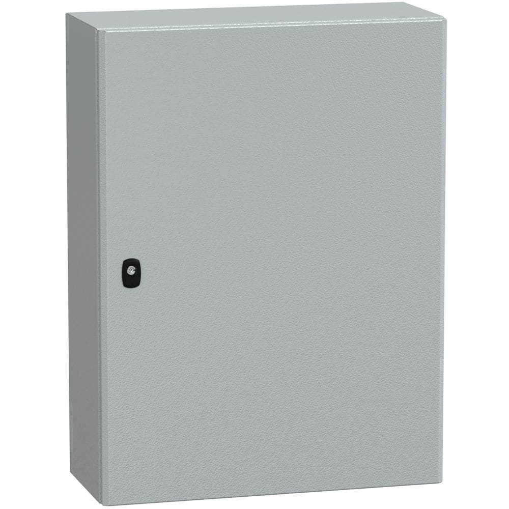 SAREL Spacial S3D volle deur zonder montageplaat H800xB600xD250 IP66 IK10 RAL7035. NSYS3D8625