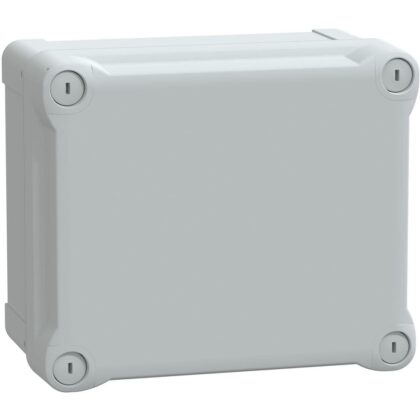 SAREL ABS kast IP66 IK07 RAL7035 Int.H175B150D100 Ext.H193B164D105 ond. deksel H40 NSYTBS191610H