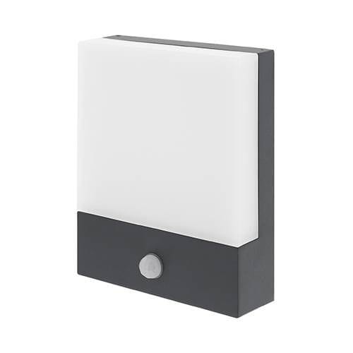 INDIGO LUXI 45 SENSOR 6W 660Lm 3000K 120° IP54 Antraciet OU359WW24