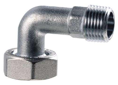 Giacomini radiatorkraanbocht met moer 1/2 - kort model R125CX003