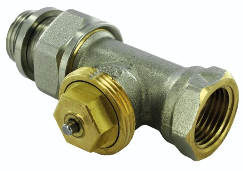 Comap 809 rechte thermostatiseerbare radiatorkraan 1/2 x 1/2 - zelfdichtend staartstuk R809604B