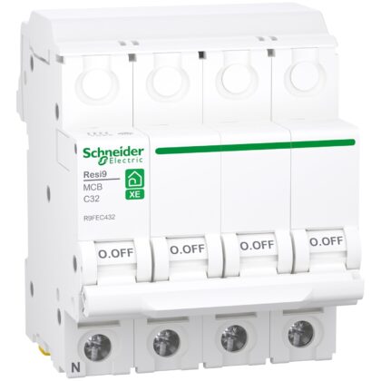Schneider Residential Resi9 XE - 3PN - 32A - C - 3000A - 400V R9FEC432