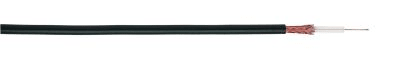 DIVERSE KABELS Coax 75 Ohm MIL-C-17F PVC zwart meerdradig verkoperd staal 6