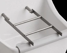 Geberit 300 Basic Norma emmerrooster - Inox - bevestigingspinnen naar binnen S8H999000