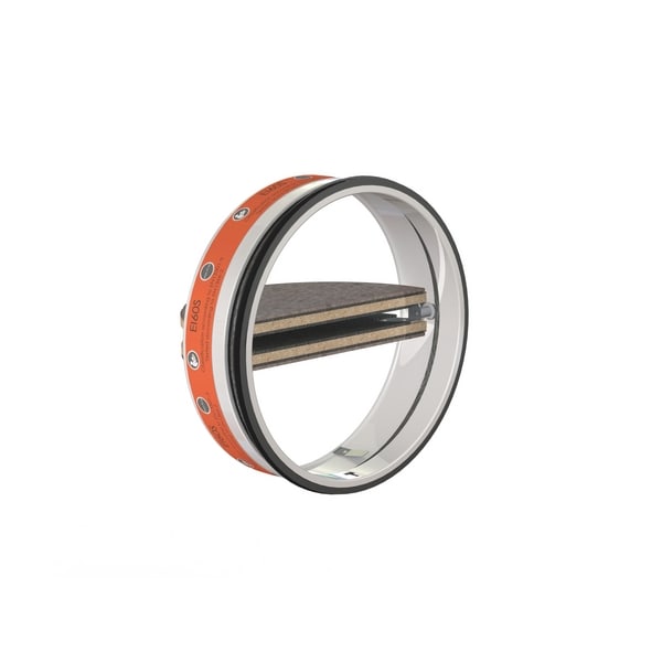 RF-Technologies Vlinderklep met een brandweerstand tot 60min - dia. 125mm SC+60 125