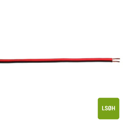 DIVERSE KABELS Luidsprekerkabel LS0H rood/zwart binnen 2x1