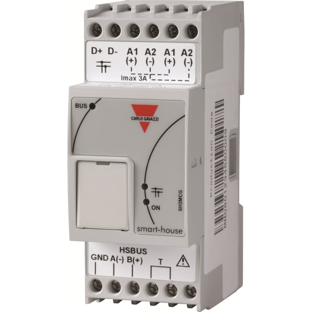 CARLO GAVAZZI CG SMART DUPLINE KANAALGENERATOR DIN-RAIL SH2MCG24