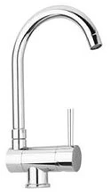 EENGREEPS- KEUKENMENGKRAAN PAFFONI STICK chroom met draaibare uitloopbek(min.hoogte venster 76 mm) SK189CR