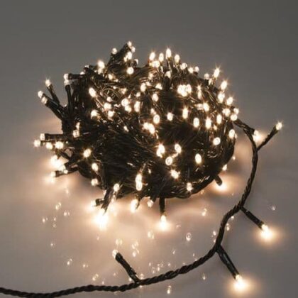 KERSTVERLICHTING Sparkle Light LED 20m 300L-flash arizona white 9W outdoor (green wire) SP-LED-20-300-24V-AW