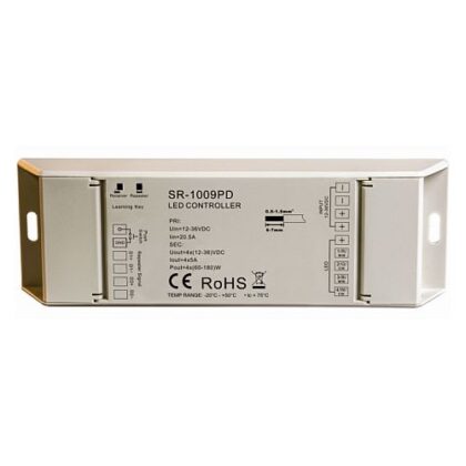 INTEGRATECH RF ontvanger 12-36VDC PWM uitgang 4x5A master/slave SR-1009PD