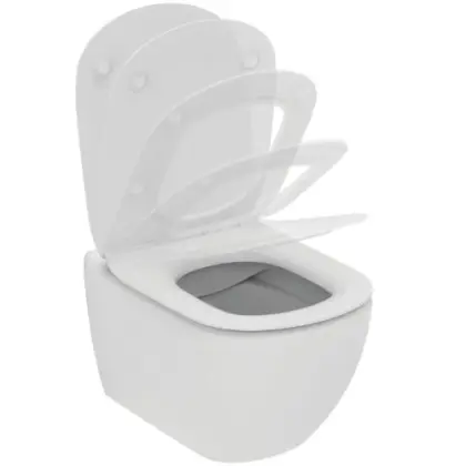 Ideal Standard Tesi hangtoilet PACK Rimless+ (hangtoilet + zitting met softclose) zonder spoelrand - wit - bevestiging langs boven T536001