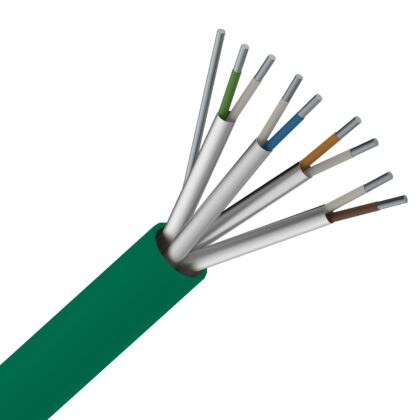 INSTALLATIEKABEL TEL AFGESCH GROEN CCA S1D2A1 4P0