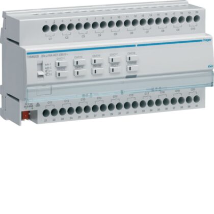 HAGER Uitgangsmodule 20 contacten 16A cap. belasting TXM620D