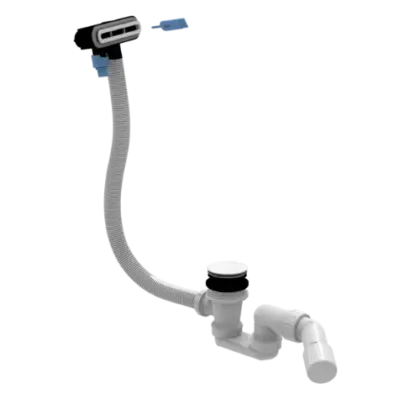 Villeroy & Boch verlengde afvoer en overloopcombinatie wit blinkend U90959001