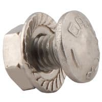 VANGEEL SYSTEMS Kraagschroef met moer M6x10 RVS 316L VG346895