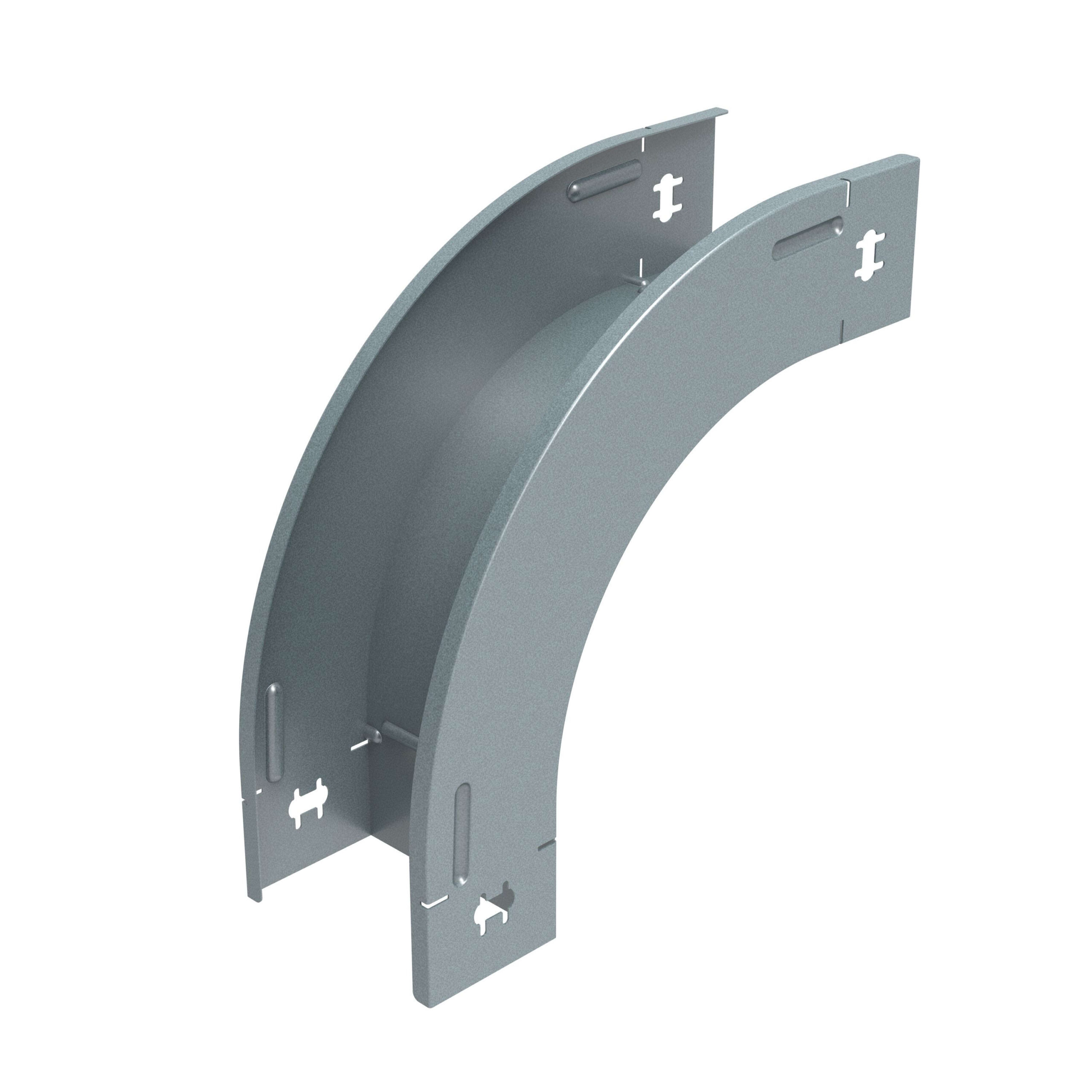 VANGEEL SYSTEMS P31+ vervalstuk B100 H60 Sdz. directe overgang horizontaal naar verticaal tracé VG480801