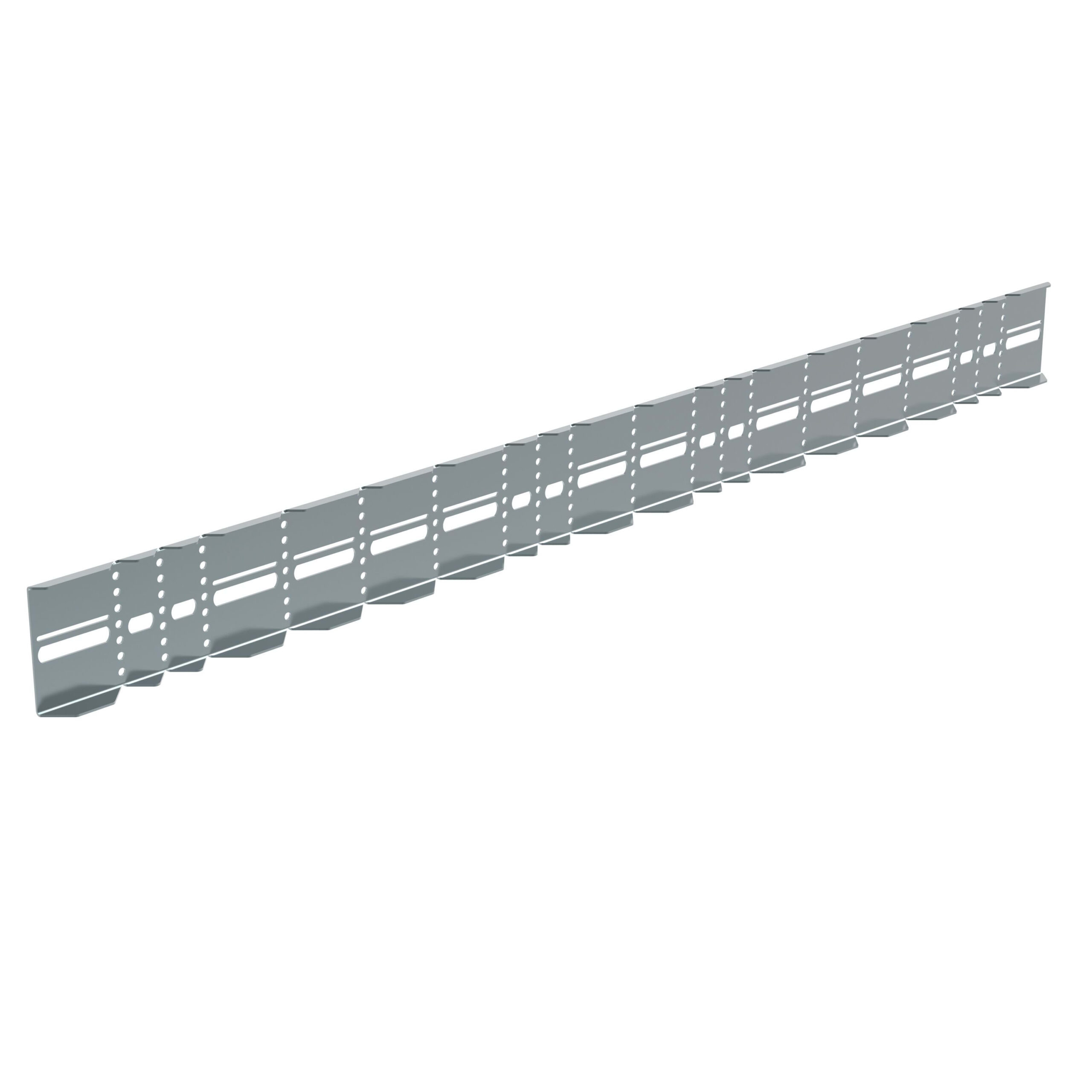 VANGEEL SYSTEMS P31+ verloop-/eindplaat L795 H60 Sdz. voor eindschot kabelgoot B400-600mm VG481161