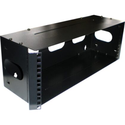 Excel Networking Solutions 6U Hinged Wall Mount Frame 170mm deep - Black WB6UB