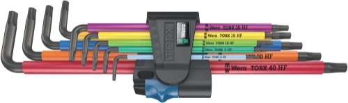 Wera 967/9 TX XL Multicolour HF 1 Stiftsleutelset met vasthoudfunctie