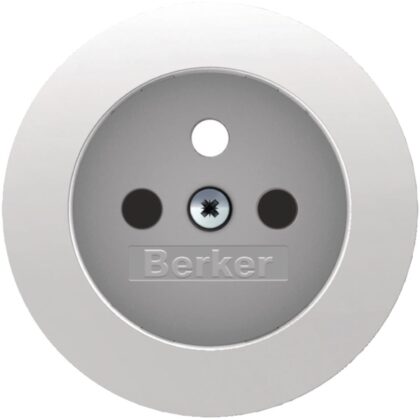 HAGER Afwerkingsset vr stopcontact met penaarde R.x/R.classic polarwit