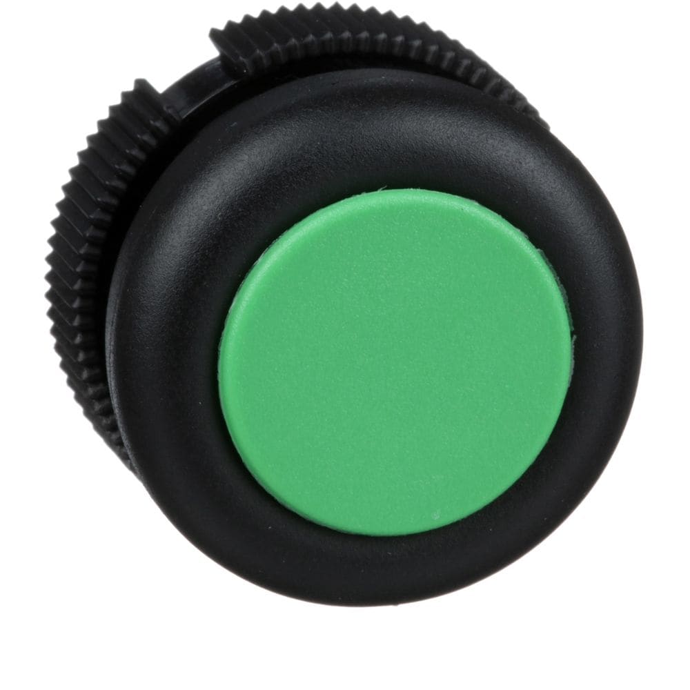 Schneider Automation Kop rond voor drukknop - impulscontact - XAC-A - groen - met beschermkapje XACA9413