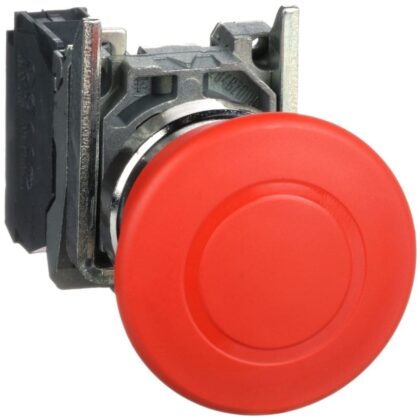 Schneider Automation noodstop rood Ø40 uitschakeltrigger Ø22 duw-trek 1NC XB4BT842